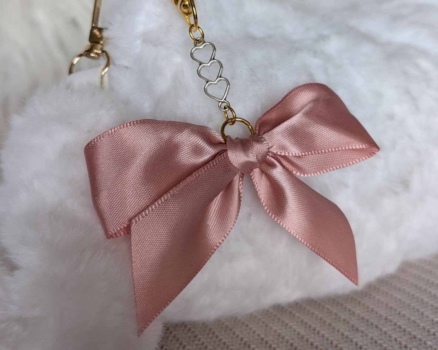 Lovesick | Coquette Y2K Heart Clip-On Bag Charm