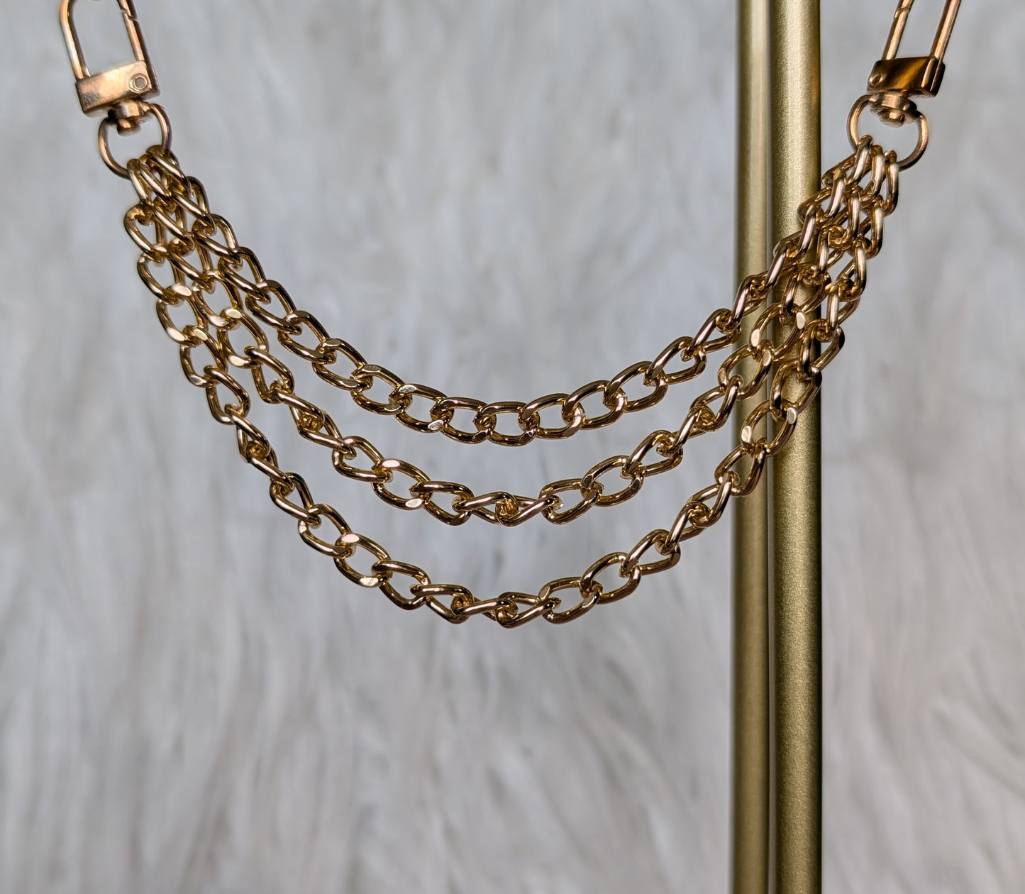 Layered Identity | Customizable 3-Tier Base Bag Chain
