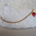 Side Drape Chain - Strawberry